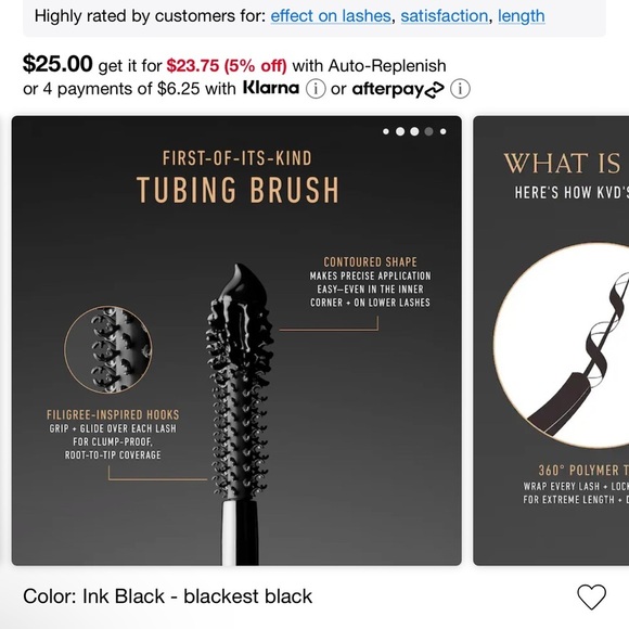 Cat Von D full sleeve mascara - Picture 4 of 6